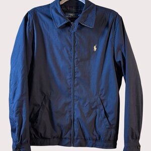 VT Ralph Lauren POLO RALPH LAUREN Swing Top Sports Jacket Size S Navy Blue 41381